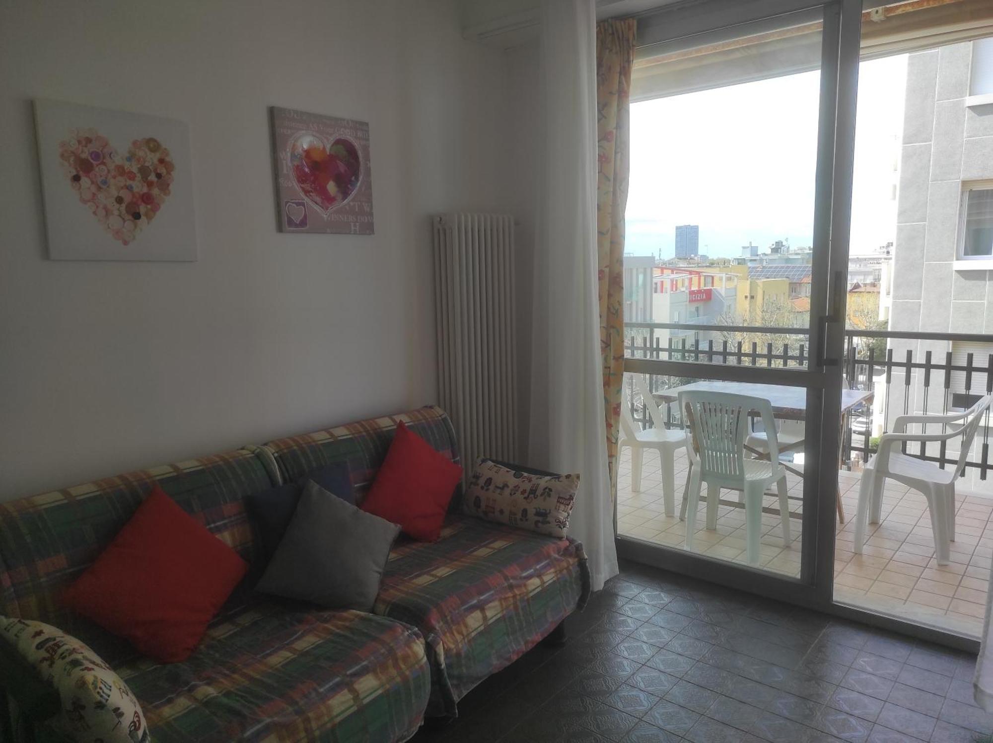 Appartamento Vista Mare Римини Экстерьер фото