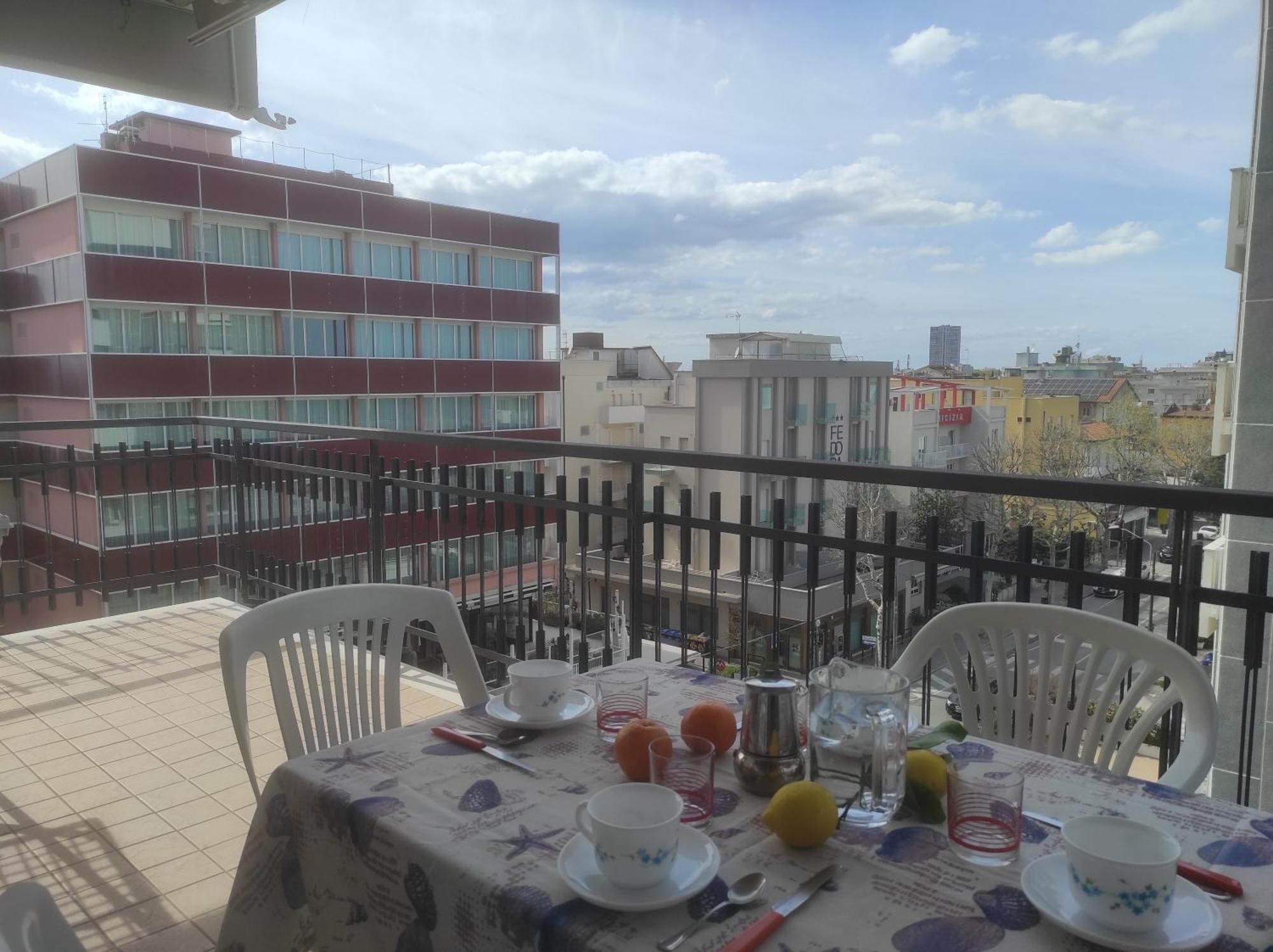 Appartamento Vista Mare Римини Экстерьер фото